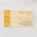 Search for zigzag business cards Yellow
