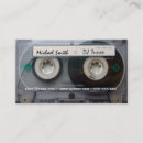 Search for cassette tape business cards Deejay