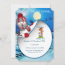 Search for holiday birthday invitations Snowman