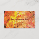 Search for maple leaf business cards Nature