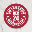 Search for circle gift tags Red and white