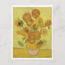 Search for van gogh flower paintings postcards Sunflower
