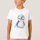 Search for penguin boys tshirts Watercolor