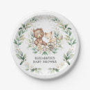 Search for woodland animal baby shower plates Mother to be