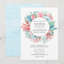 Search for coral reef wedding invitations Beach