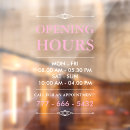 Search for store hours window decals Beauty salon