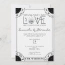 Search for zodiac wedding invitations Black and white