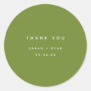 Search for olive green wedding stickers Modern