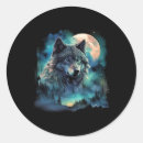 Search for wolf and moon stickers Animals