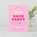 Search for bach party invitations Bride