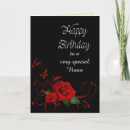 Search for red rose birthday cards Vintage