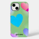 Search for colourful hearts iphone cases For her