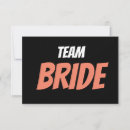 Search for bachelorette cards Team bride