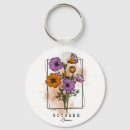 Search for october key rings Birthday