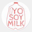 Search for soy stickers Typography