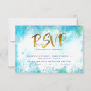 Search for turquoise rsvp cards Watercolor