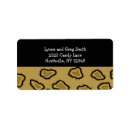 Search for spots return address labels Wild animal