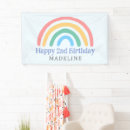 Search for rainbow banners Kids birthday
