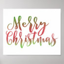 Search for merry christmas posters Red and green
