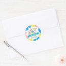 Search for rainbow art party stickers Birthday