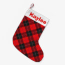 Search for scottish christmas stockings Red and black