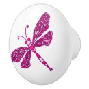 Search for the dragonfly knobs and pulls Pink