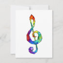 Search for musical cards Treble clef