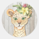 Search for jungle cat stickers Flowers