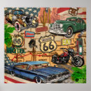 Search for route 66 posters Vintage