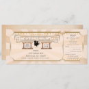 Search for retro movie ticket invitations Elegant