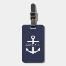 Search for navy blue luggage tags Nautical