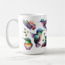 Search for beautiful bird mugs Watercolor