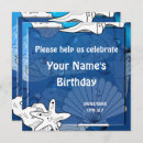 Search for seashell birthday invitations Shells