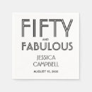 Search for 50th birthday napkins Unique