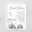Search for mountain bridal shower invitations Dusty blue