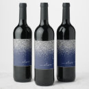Search for blue and silver label wine wine labels Birthday