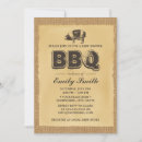 Search for burlap invitations Cookout