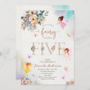 Search for turning five invitations Floral