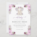 Search for purple elephant invitations Mother to be