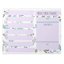 Search for weekly meal planner notepads Floral