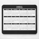 Search for calendar mousepads Black and white