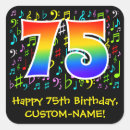 Search for 75 stickers 75 years old