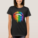 Search for rainbow lips tshirts Lesbian