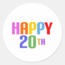 Search for 20th stickers Celebration