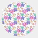 Search for bright coloured stickers For her