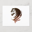 Search for horse silhouette postcards Pony