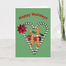 Search for gingerbread men cards Heart