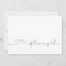 Search for flower girl cards Minimalist