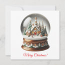 Search for snow globe christmas cards Retro