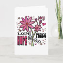 Search for retro peace cards Flower